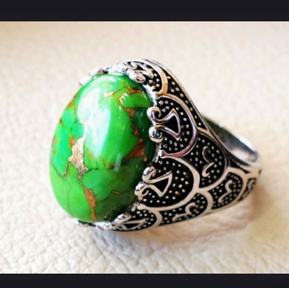 Vintage  jade fashion Rings